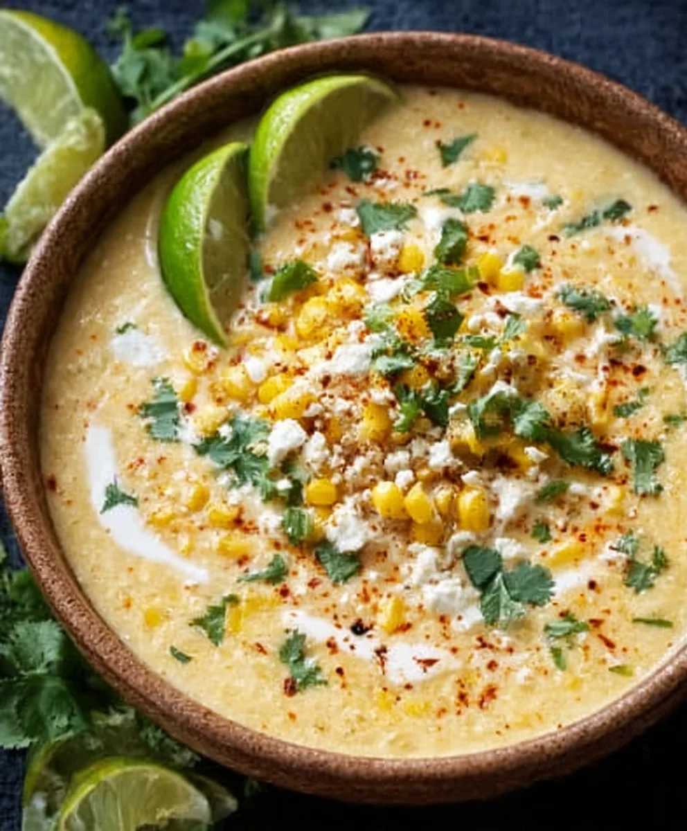 Mexican Street Corn Soup-Flavorful & Easy Recipe