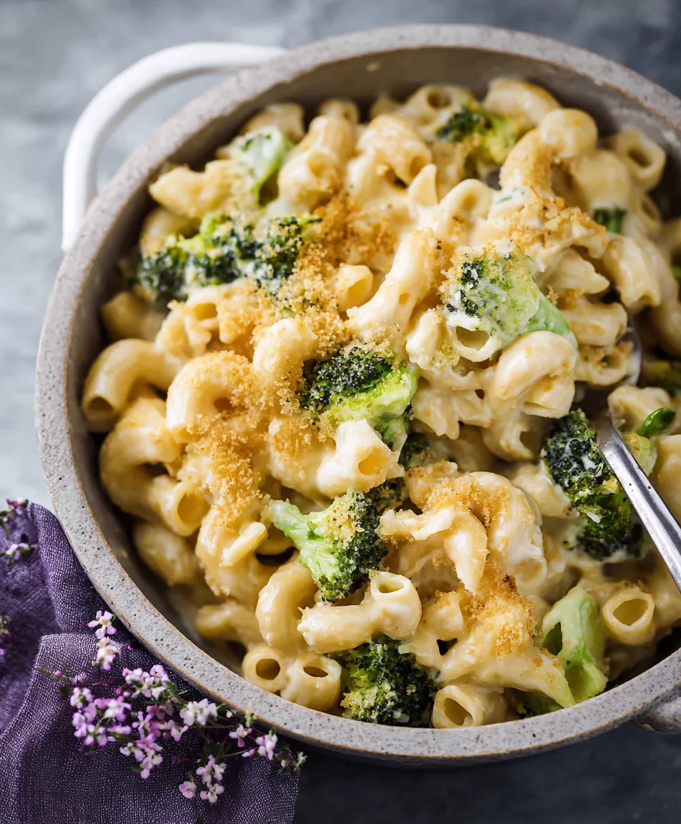 Healthy One Pot Broccoli Mac and Cheese Recipe