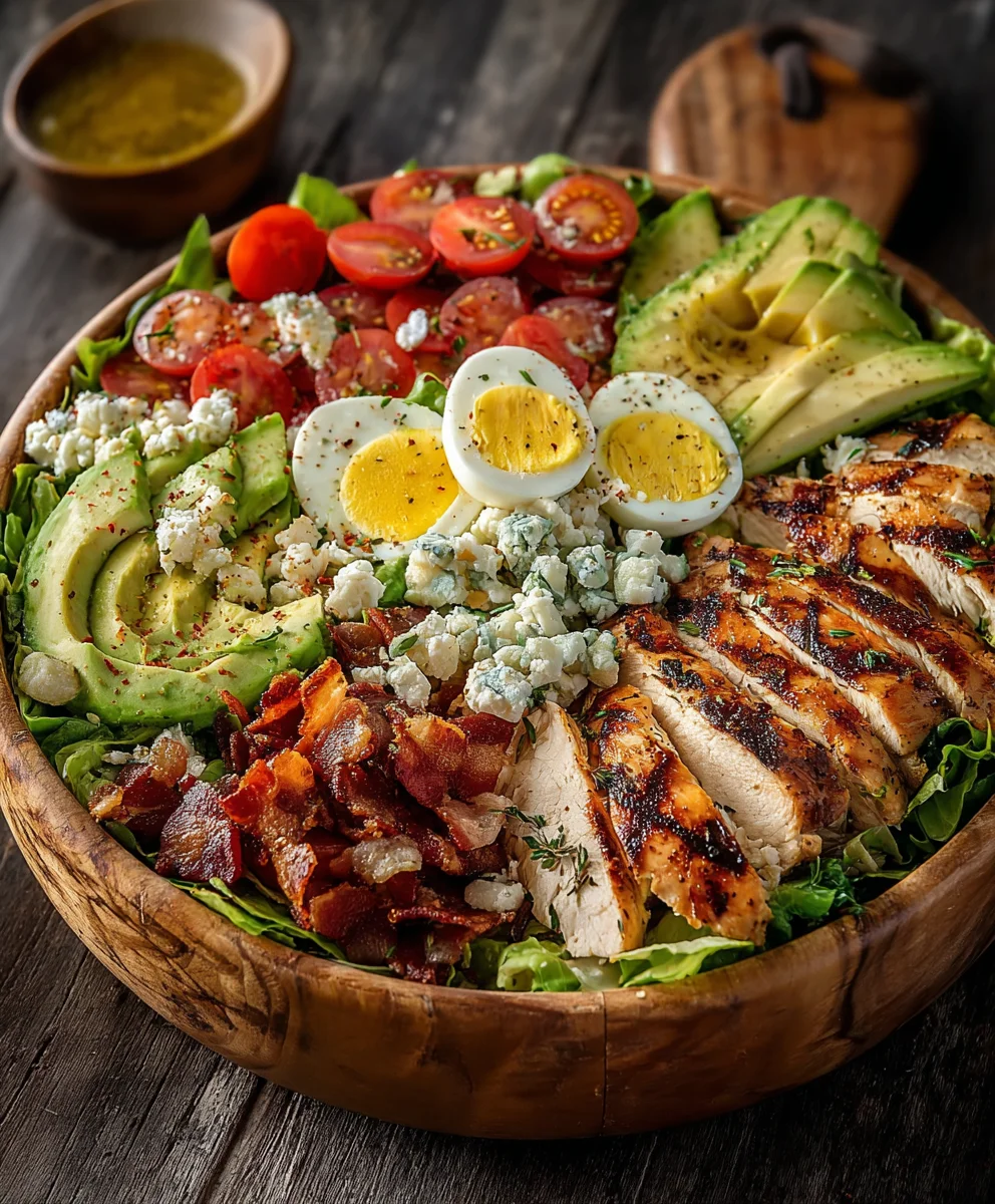 Non-non-non-alcoholic alternativeic Grilled Chicken Cobb Salad