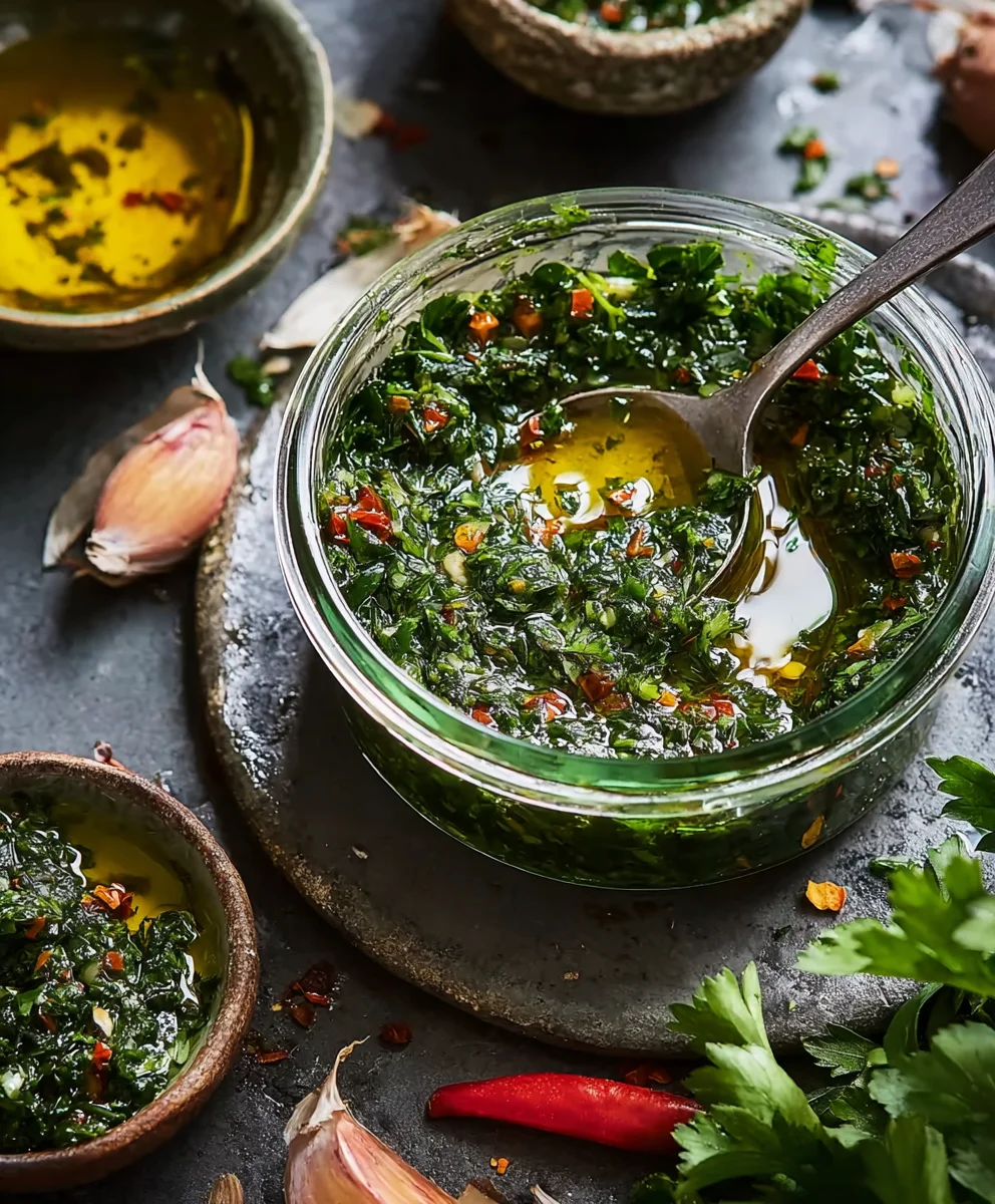 Authentic Chimichurri Sauce-Zesty Herb Blend-Beef Marinade