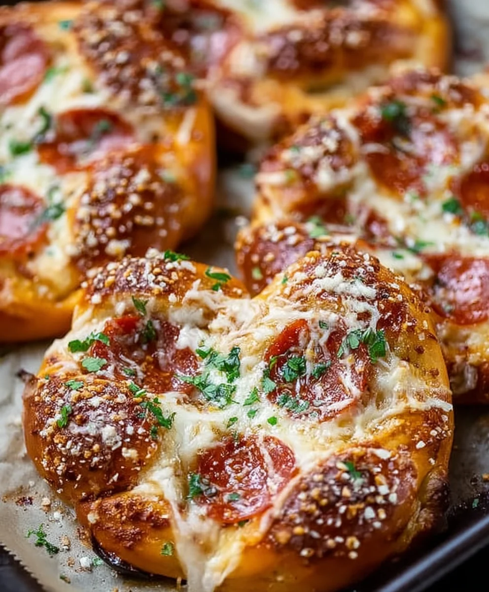 Garlic Butter Beef Beef Pepperoni Pizza Pretzels