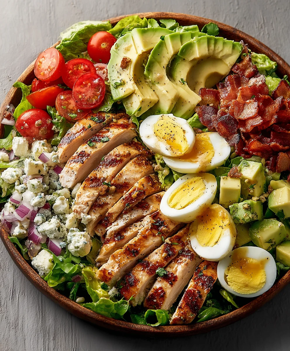 Non-non-non-alcoholic alternativeic Grilled Chicken Cobb Salad