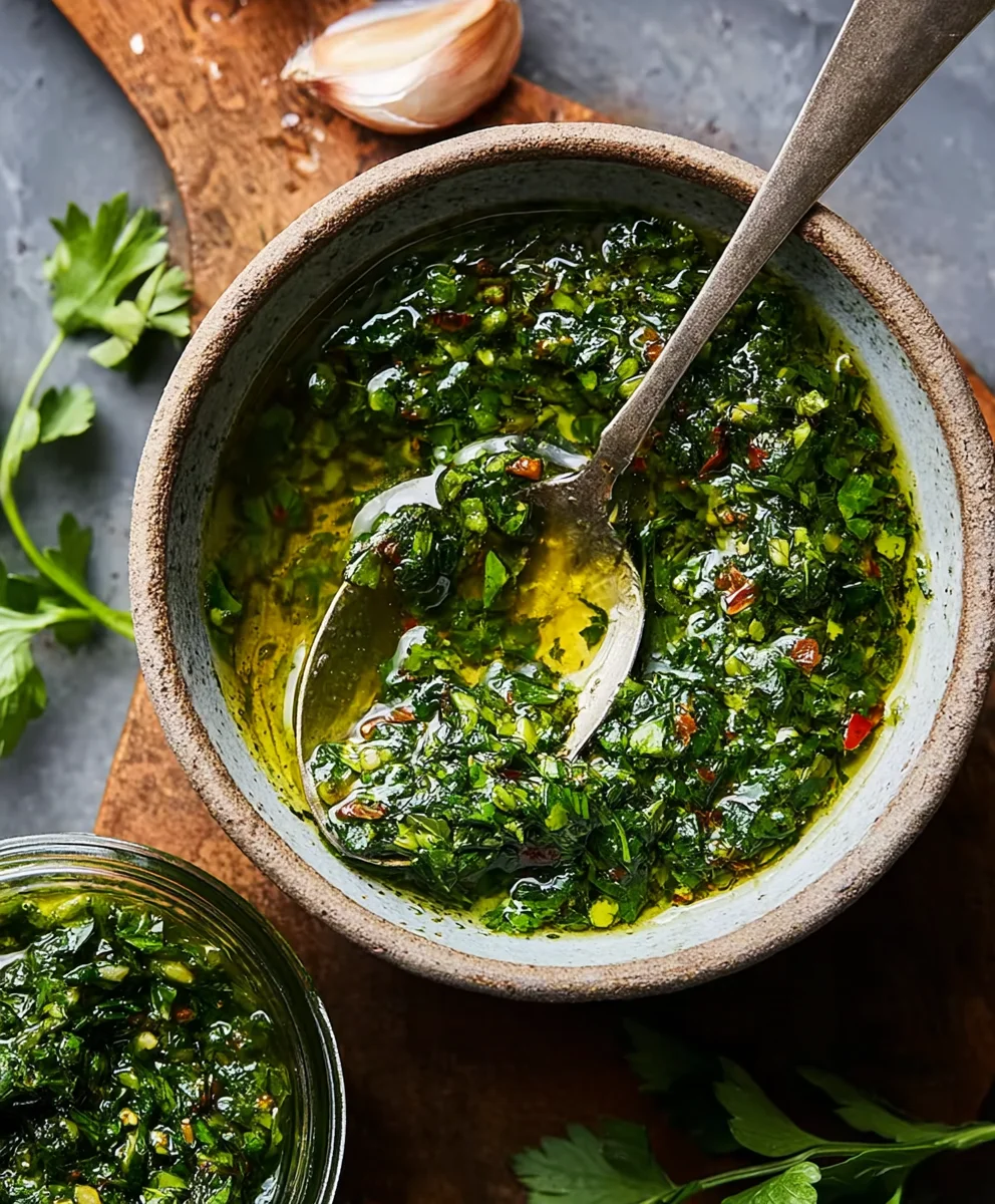 Authentic Chimichurri Sauce-Zesty Herb Blend-Beef Marinade
