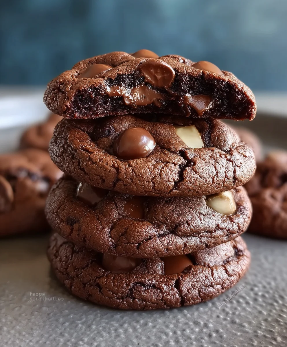 Double Chocolate Dream Cookies-Irresistible & Easy Recipe