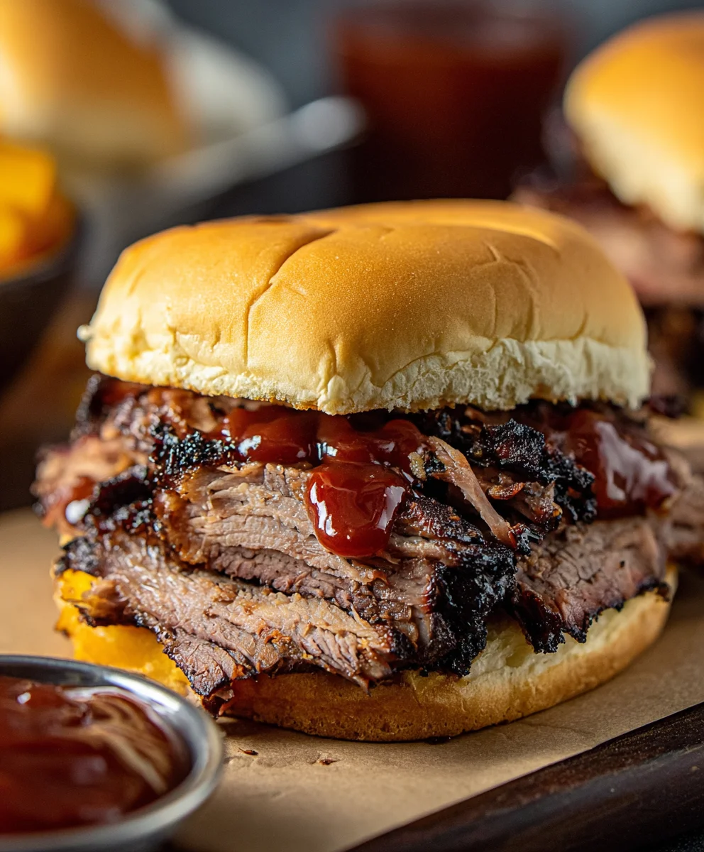 Smoked Beef Brisket Sandwich - Best BBQ Recipe
