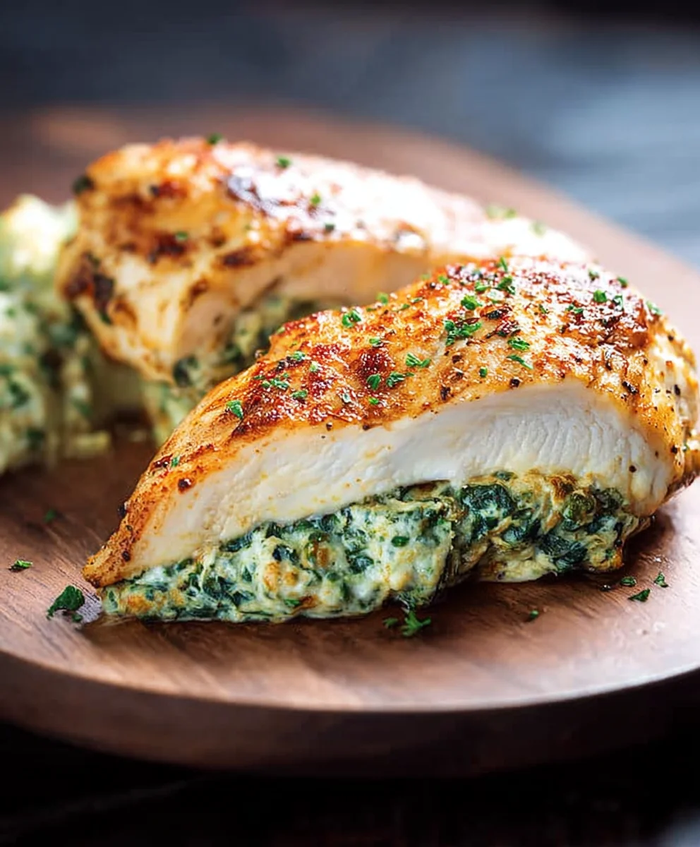 Spinach Stuffed Chicken Breasts Easy Recipe
