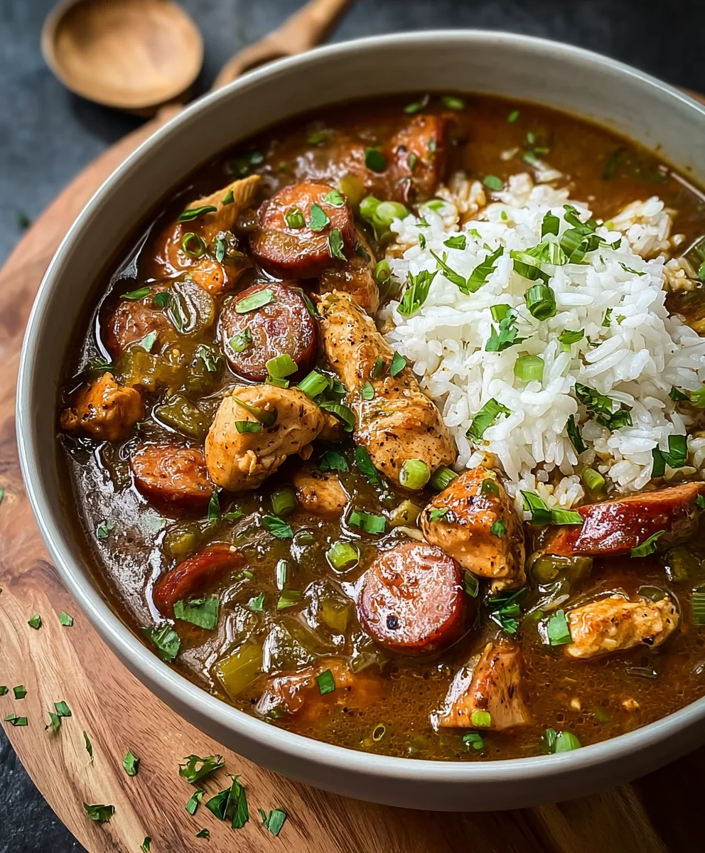 Classic Chicken and Beef Gumbo Recipe