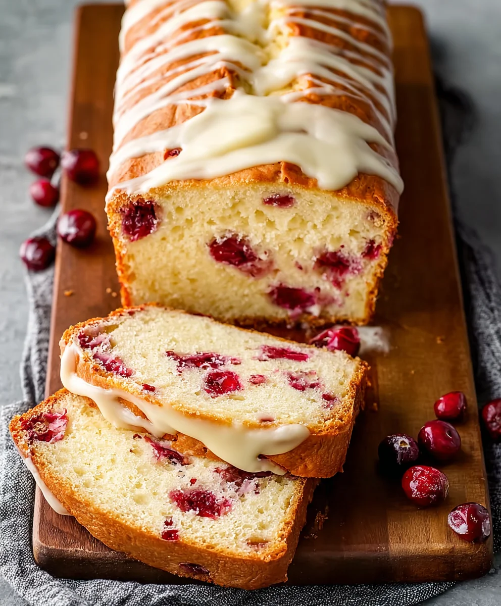 Cranberry Cream Cheese Bread-Easy Holiday Bake