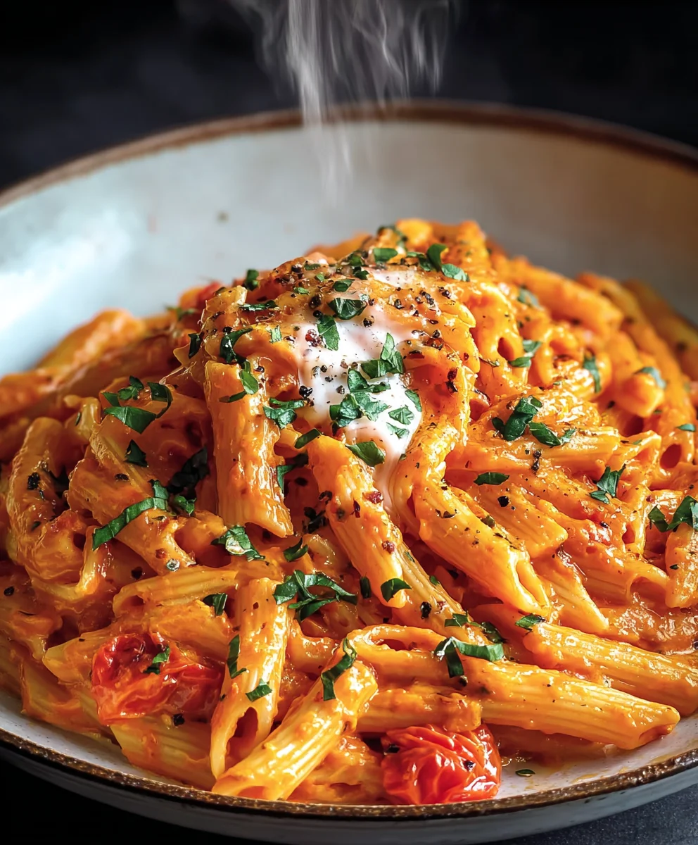 Creamy Tomato Garlic Pasta Recipe- Easy & Delicious