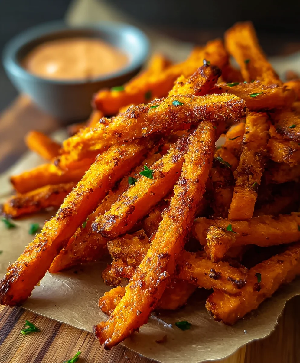 Crispy Oven Baked Sweet Potato Fries