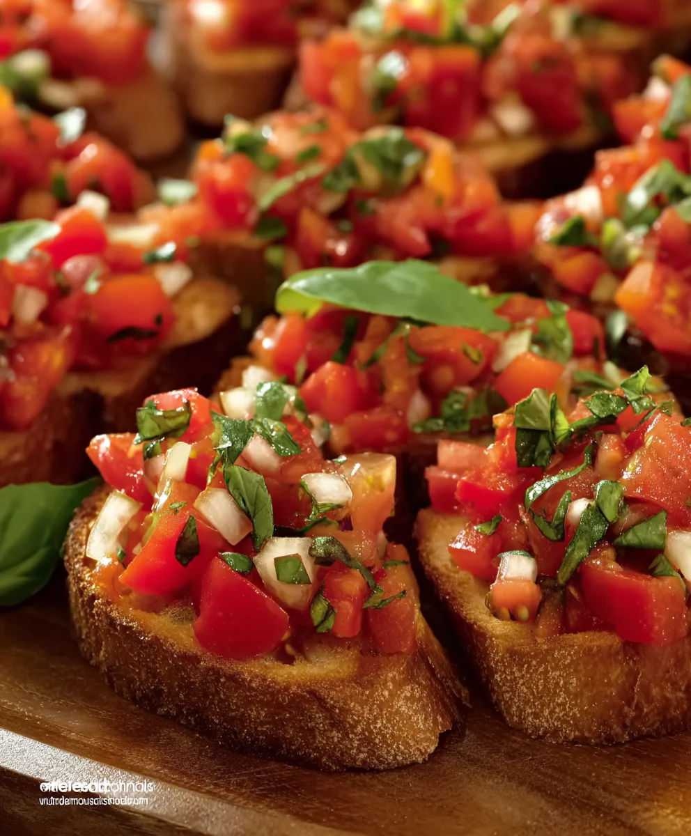 Easy Tomato Bruschetta Recipe - Fresh & Delicious