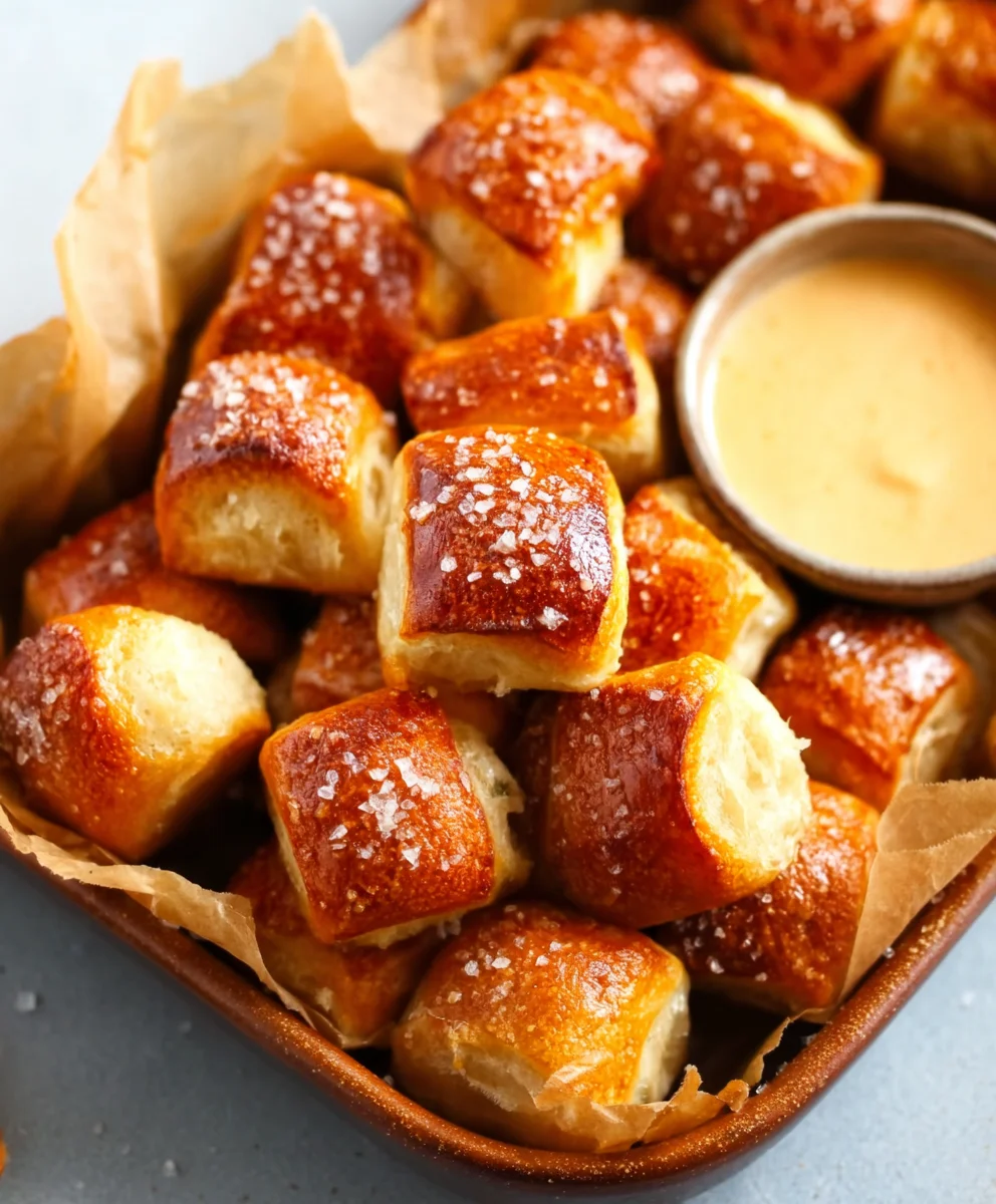 Buttery Soft Pretzel Bites-Easy Homemade Recipe
