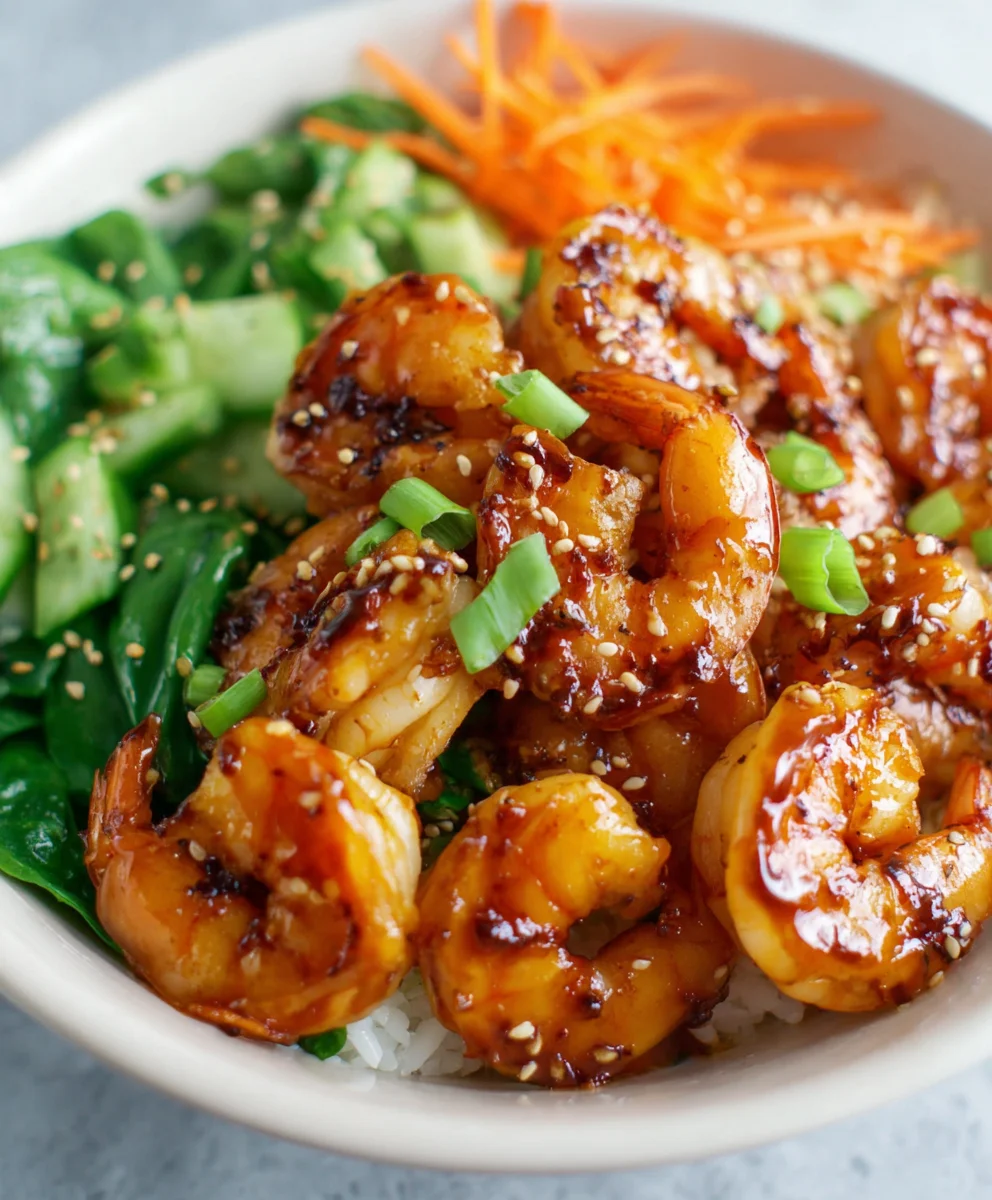 Easy Honey Garlic Shrimp Bowls - Quick & Delicious