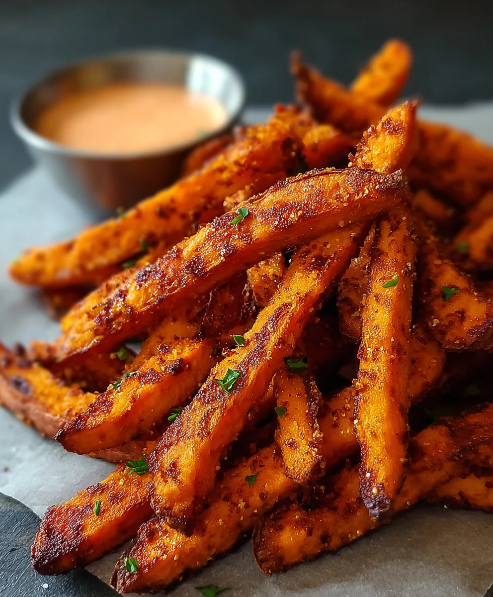 Crispy Oven Baked Sweet Potato Fries