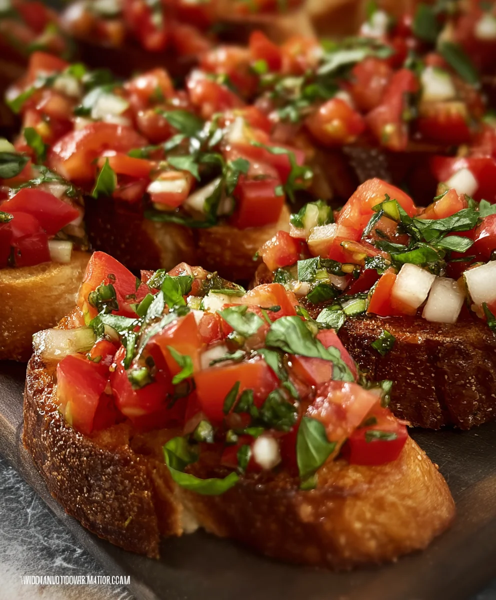 Easy Tomato Bruschetta Recipe - Fresh & Delicious