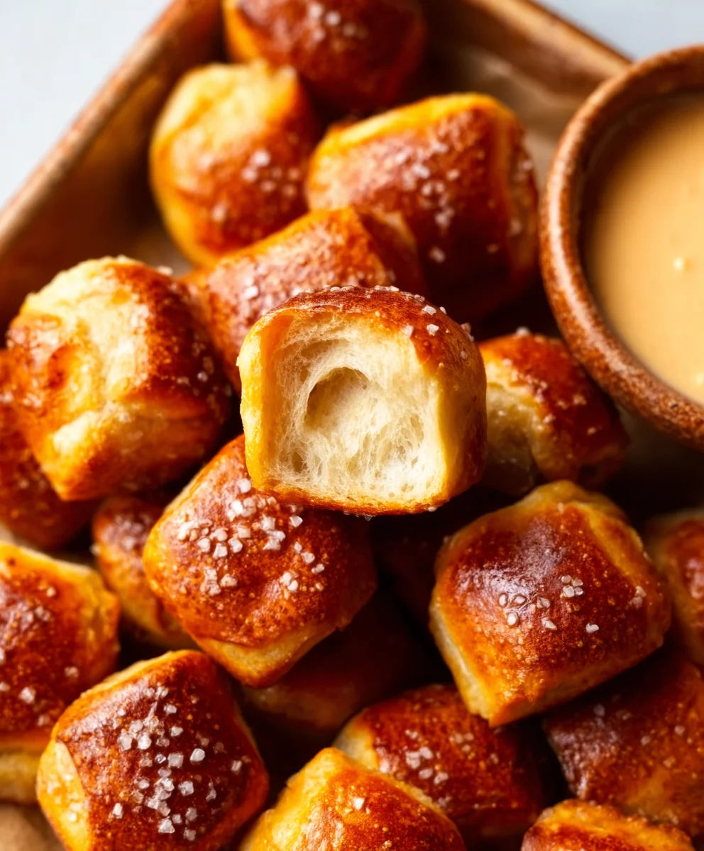 Buttery Soft Pretzel Bites-Easy Homemade Recipe