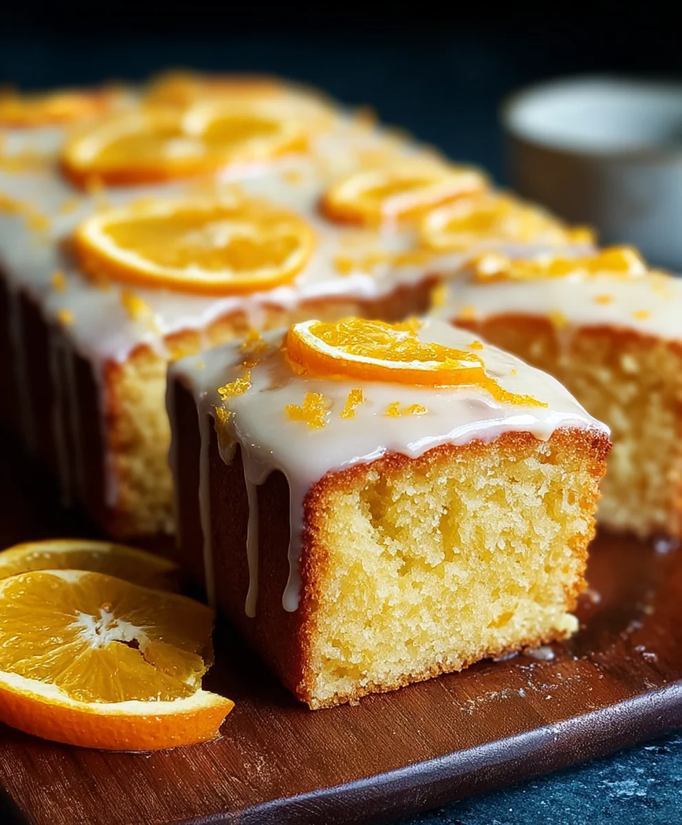 Easy Orange Drizzle Traybake Cake Recipe - Moist & Zesty