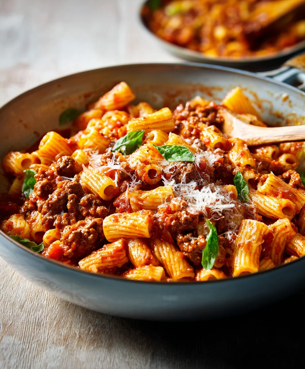 Easy Beef Ragu Pasta-Hearty Tomato Sauce Recipe