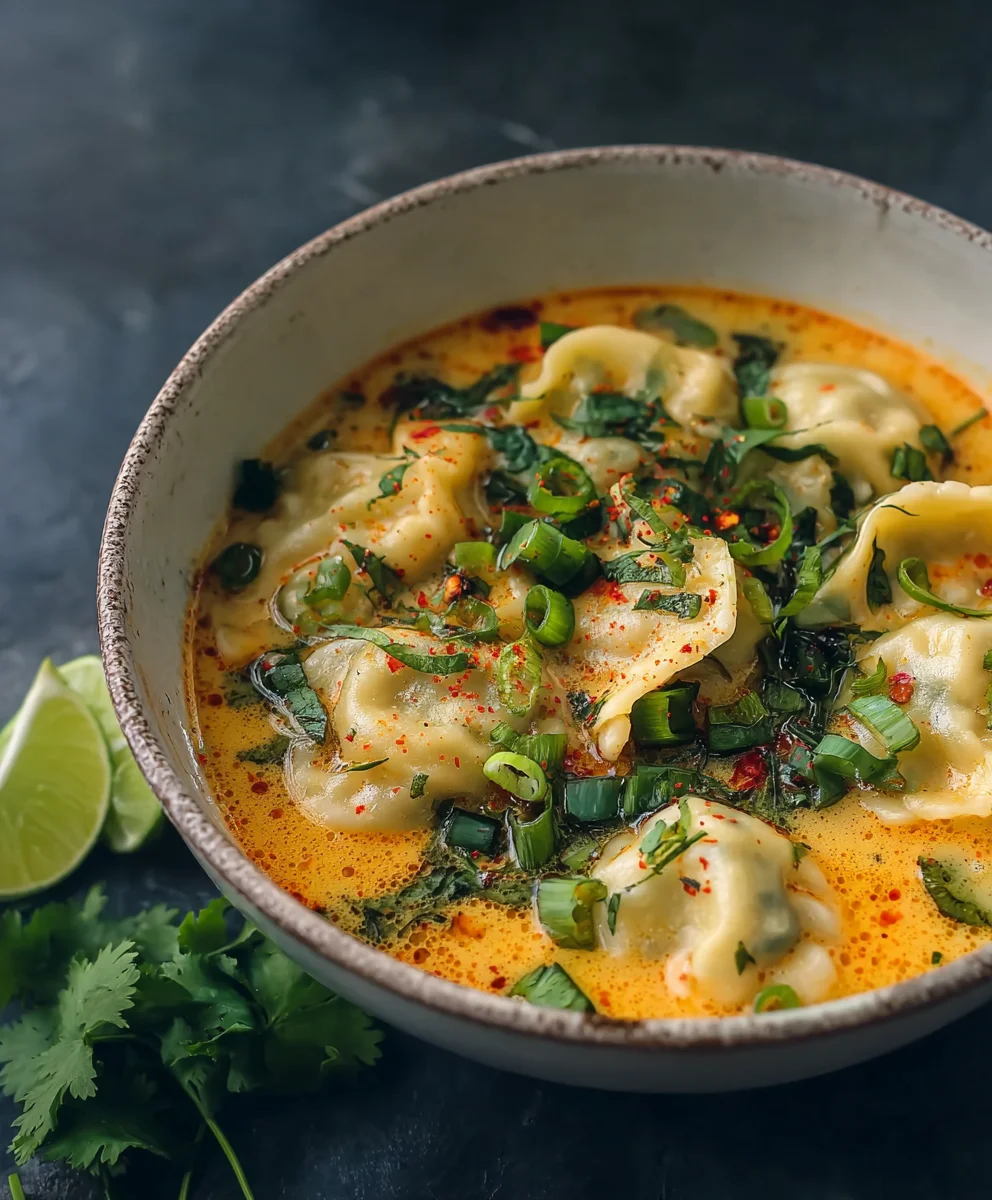 Delicious Beef Curry Dumpling Soup - Easy Recipe