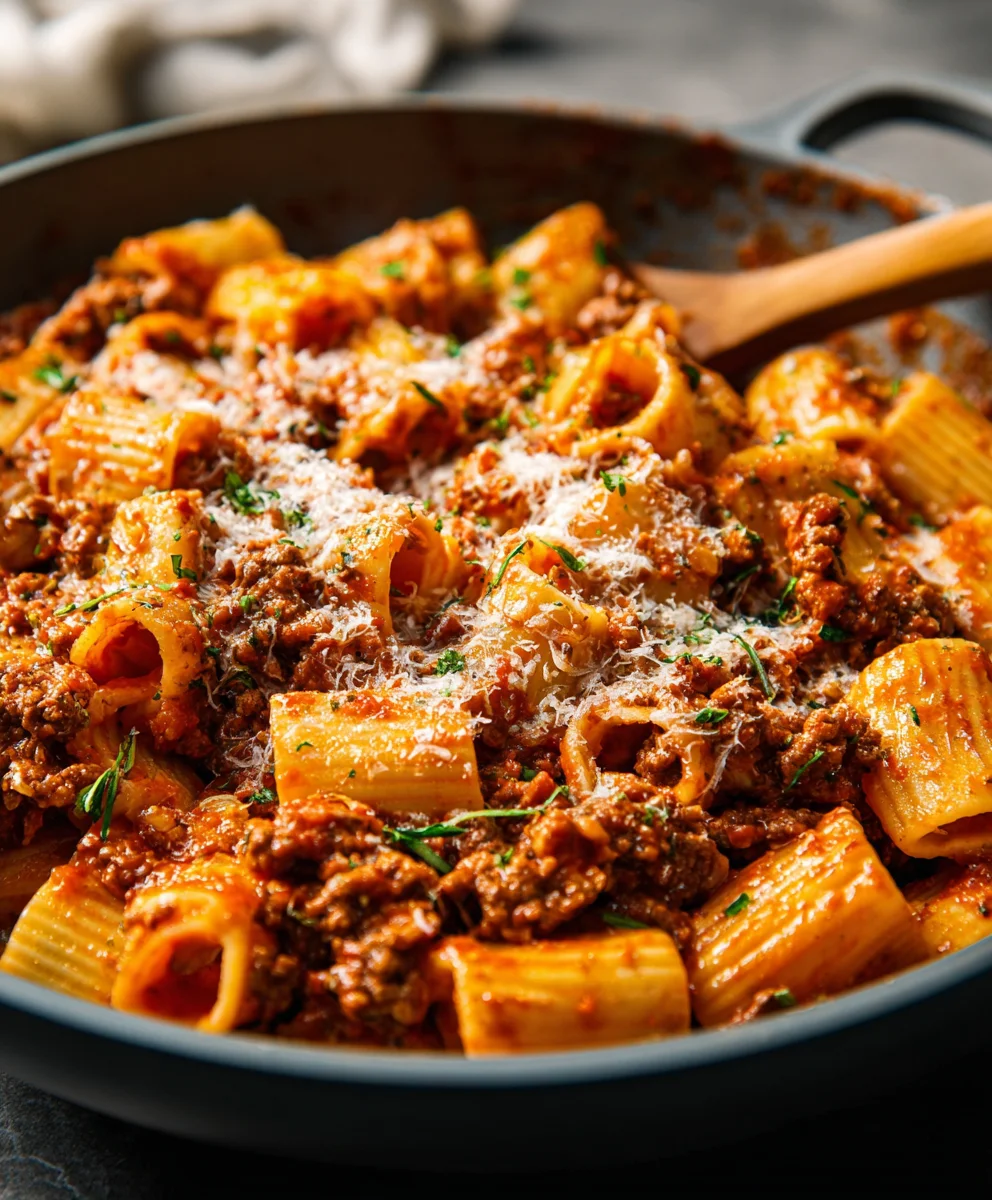 Easy Beef Ragu Pasta-Hearty Tomato Sauce Recipe