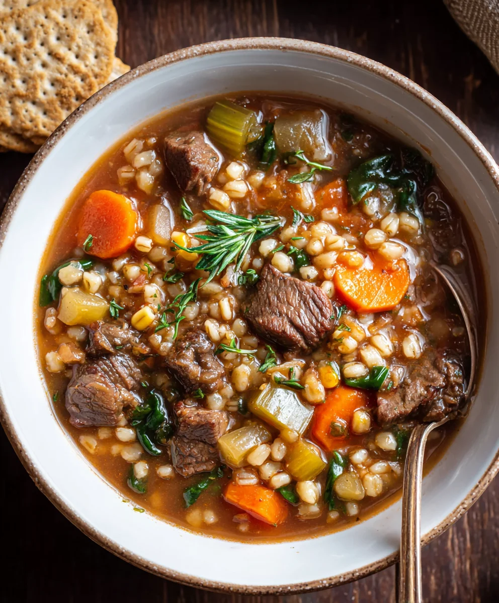 Hearty Beef Barley Soup Recipe - Cozy Comfort Food