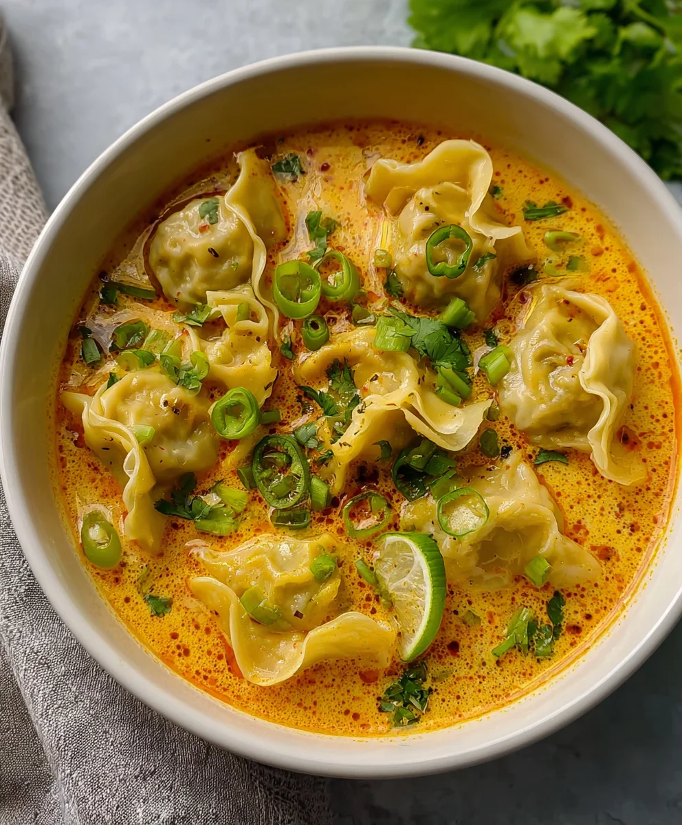 Delicious Beef Curry Dumpling Soup - Easy Recipe