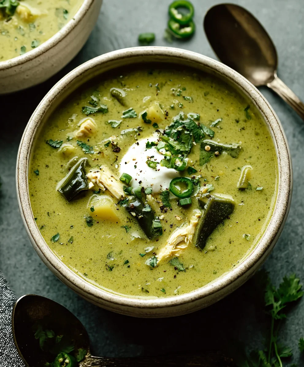 Mouthwatering Roasted Poblano Soup-Ultimate Comfort Food