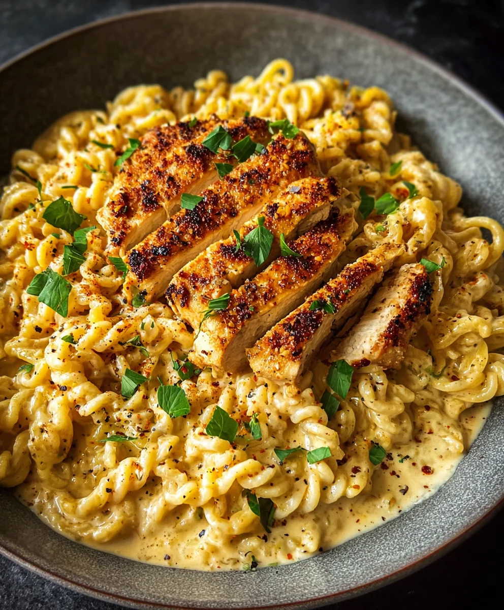 Creamy Chicken Garlic Parmesan Pasta Recipe