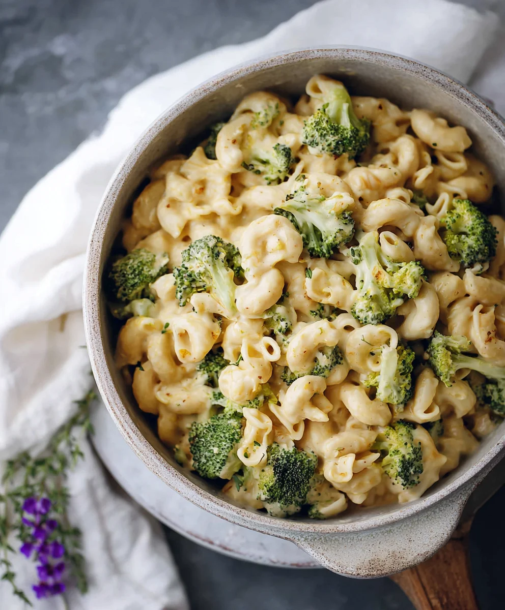 Healthy One Pot Broccoli Mac and Cheese Recipe