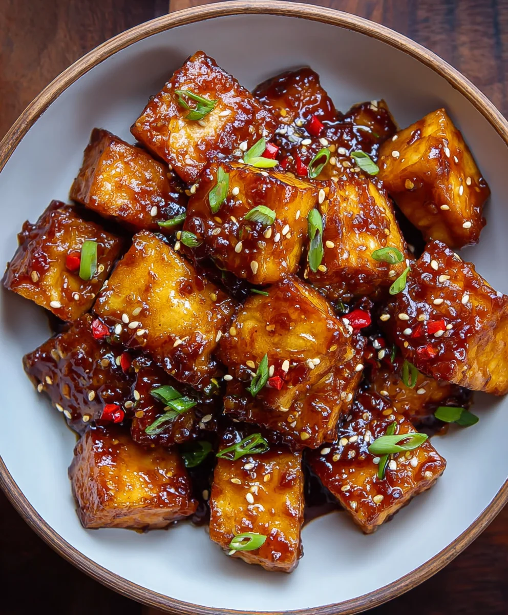 Crispy Sticky Tofu Recipe- Easy & Delicious Flavor