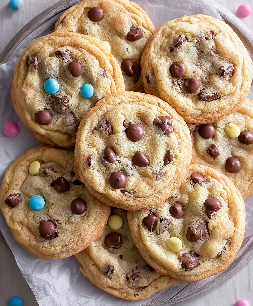 Easy Easter Chocolate Chip Cookies Recipe