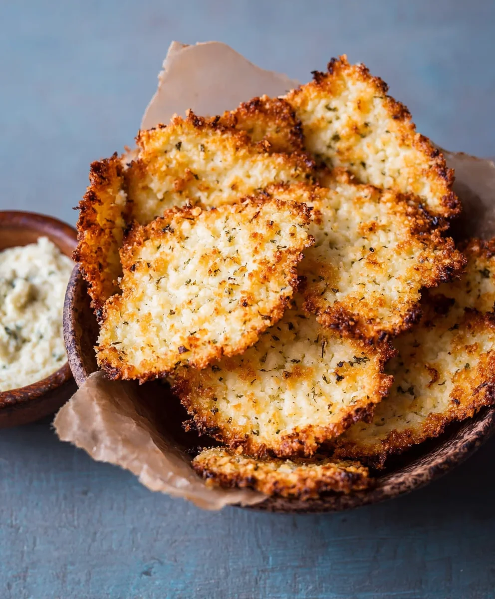 Crispy Cottage Cheese Chips - Easy Low-Carb Snack