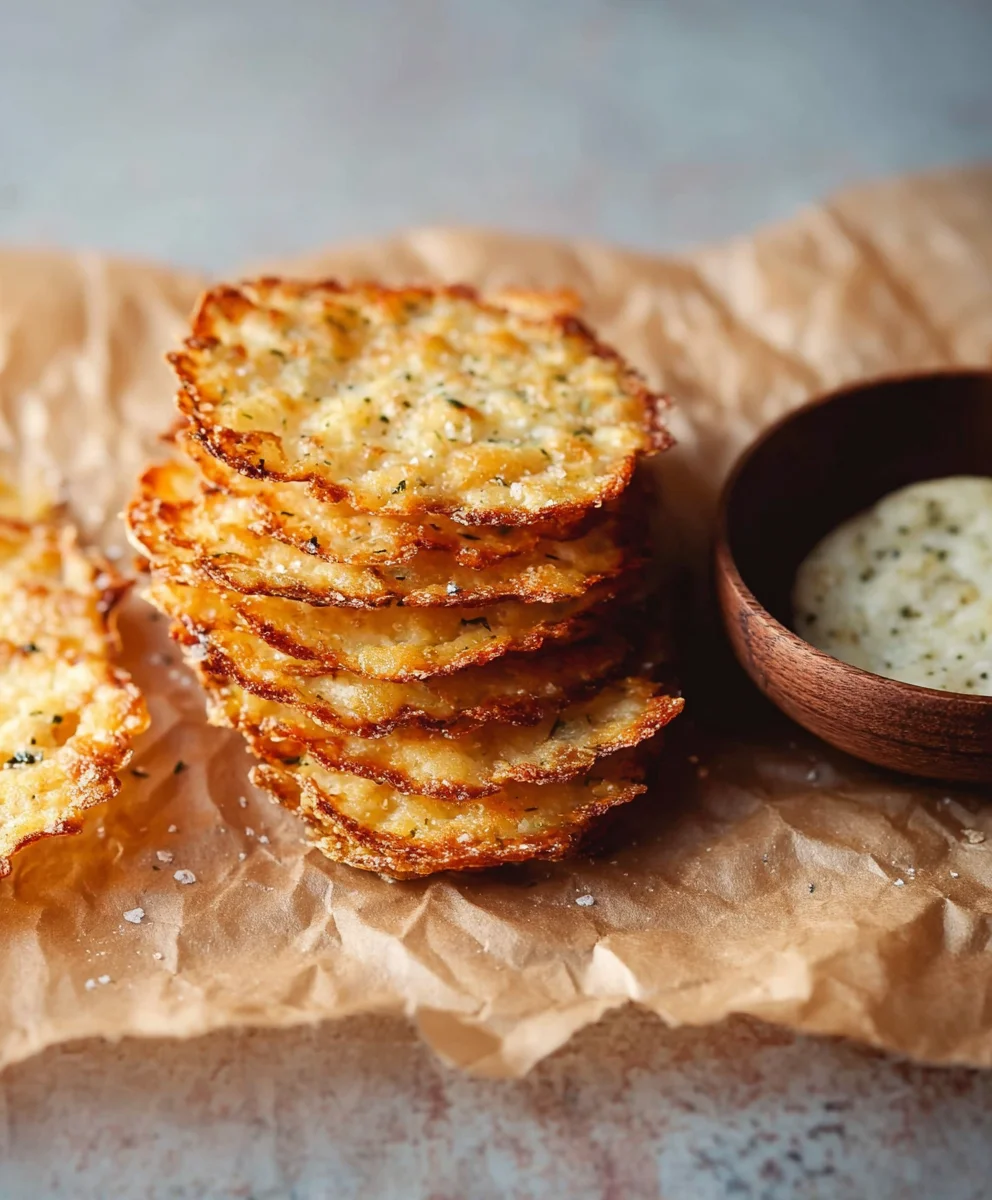 Crispy Cottage Cheese Chips- Easy Healthy Snack