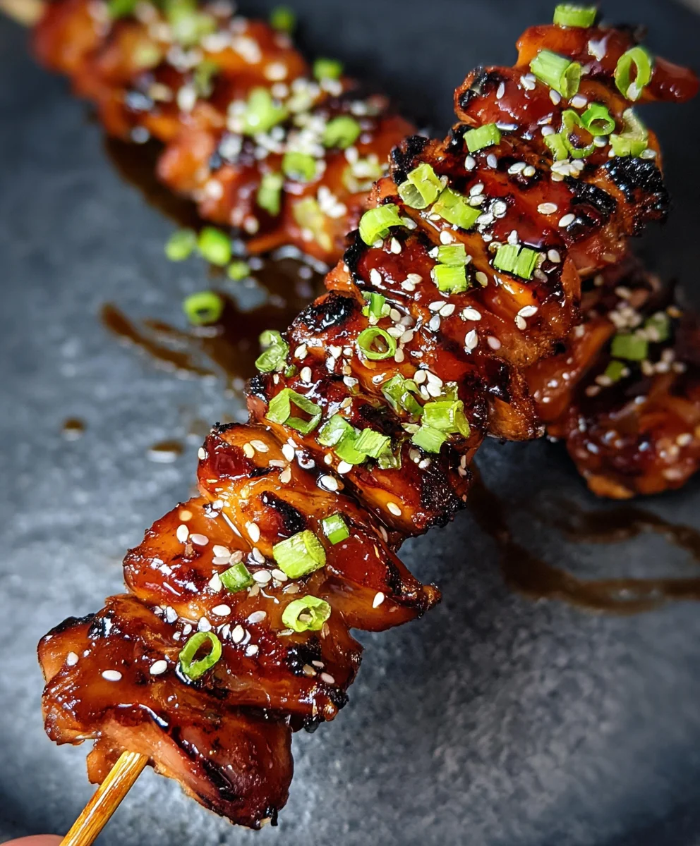 Easy Teriyaki Beef Skewers-Grilled Perfection