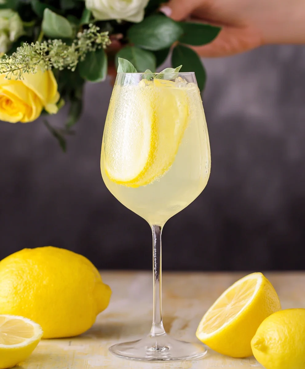 Non-Non-Non-Alcoholic Alternative Limoncello Spritz - Refreshing Mocktail