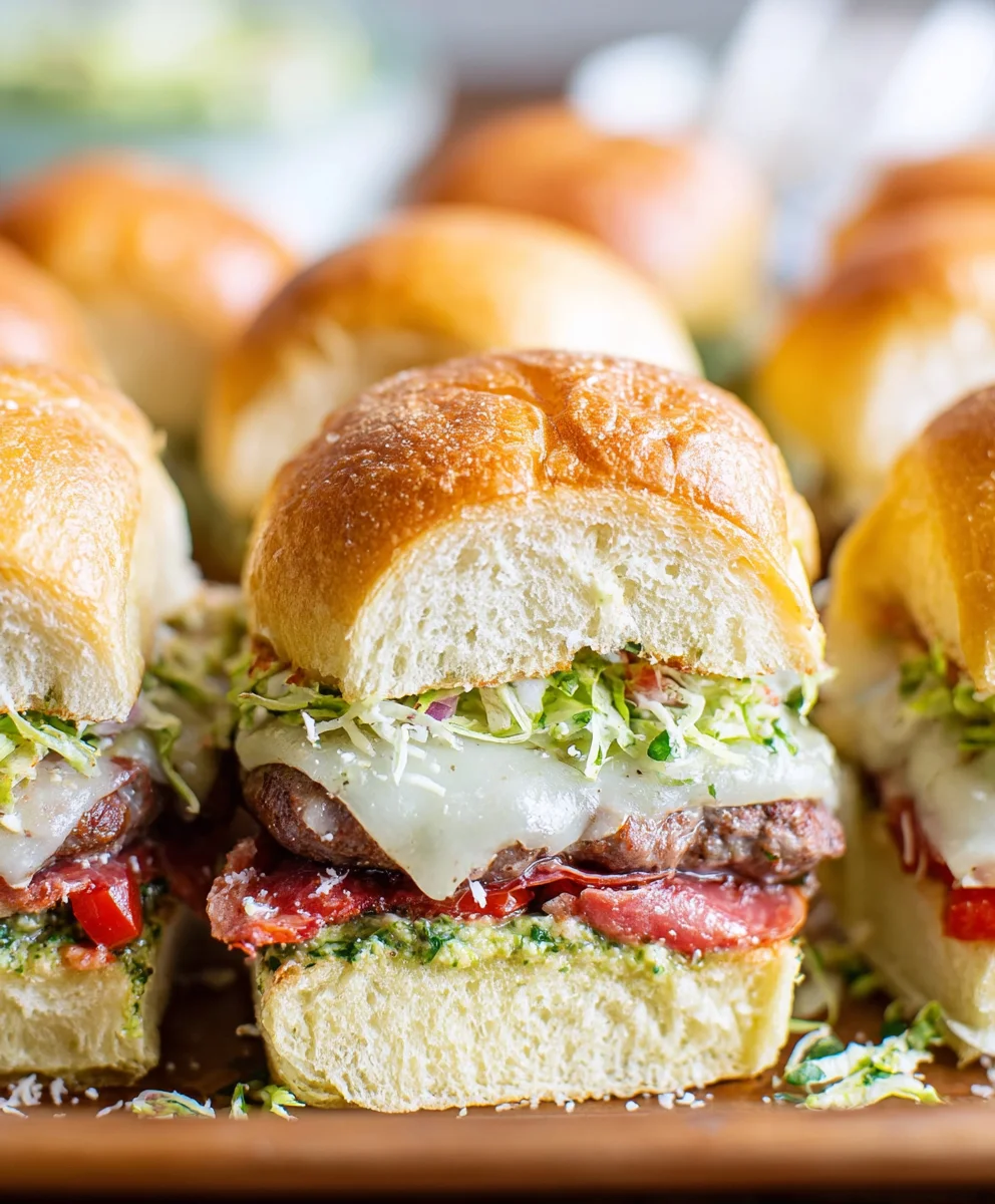 Easy Beef Italian Sliders-Quick & Flavorful