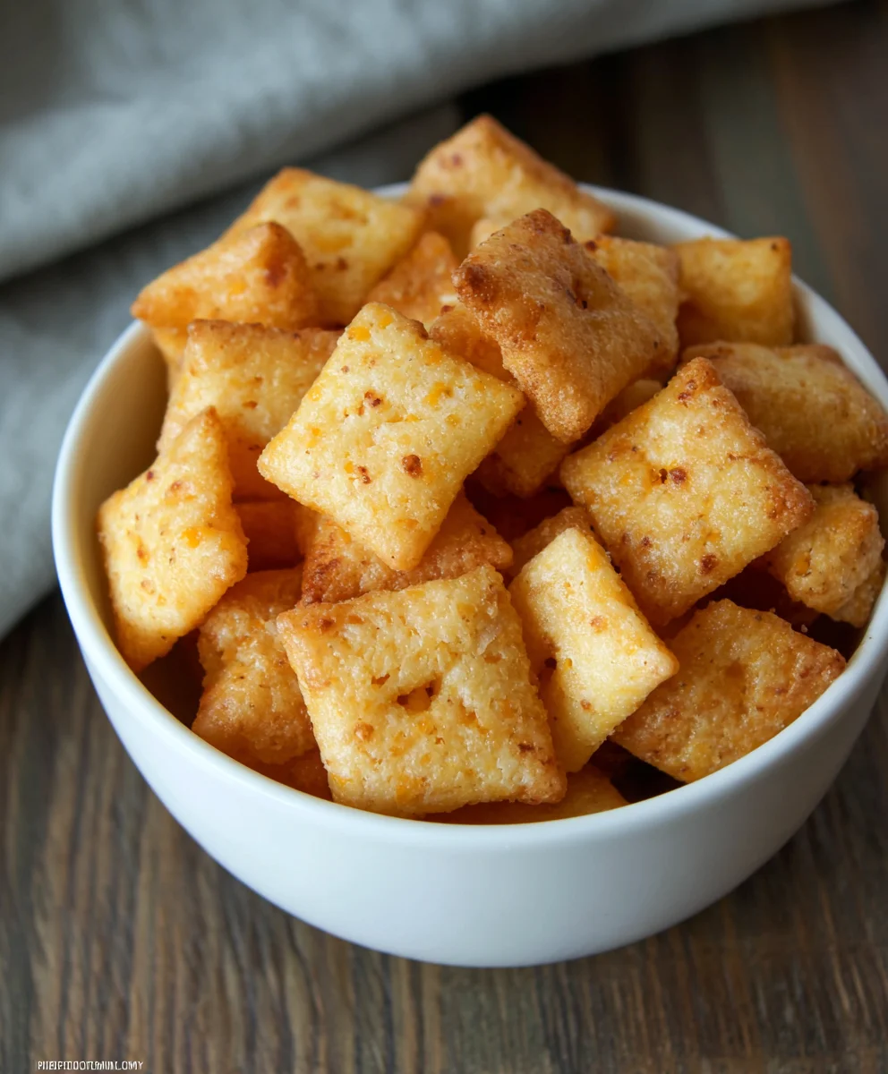 Gluten Free Cheez-Its- Easy Homemade Snack Recipe