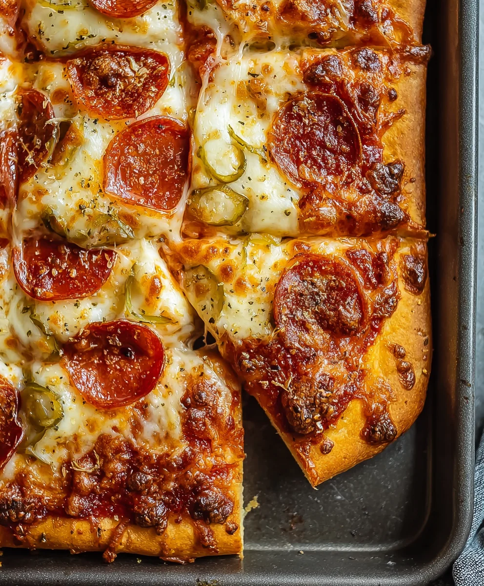 Sheet Pan Pizza Easy Quick Homemade Dough Recipe