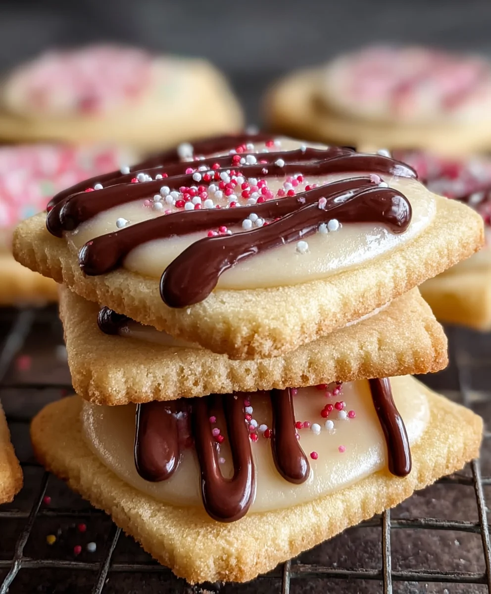 Frosted Pop-Tart Cookies-Delicious Dessert Treats