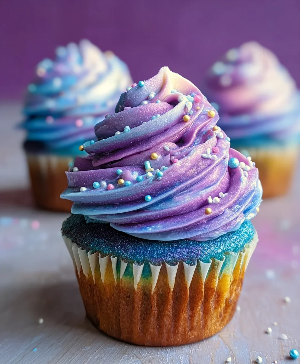 Galaxy Cupcakes Recipe - Out of This World Baking