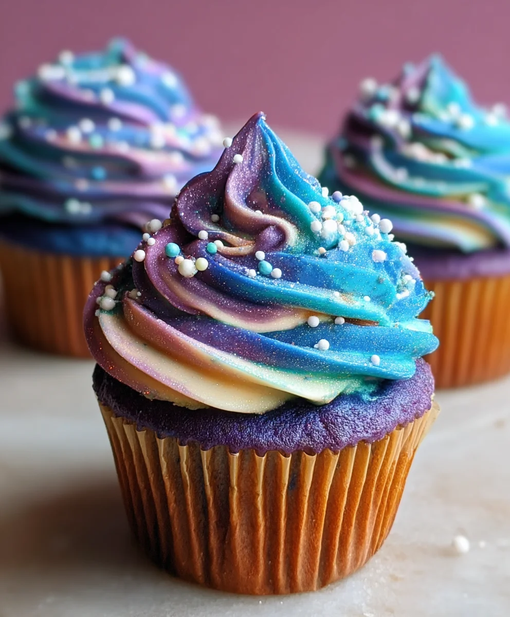 Galaxy Cupcakes Recipe - Out of This World Baking