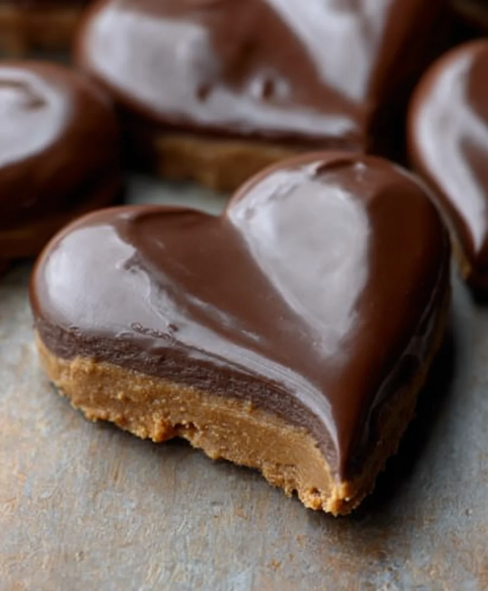 Chocolate Peanut Butter Non-Non-Non-Alcoholic Alternative Vonn-alcoholic valentine Heart Recipe