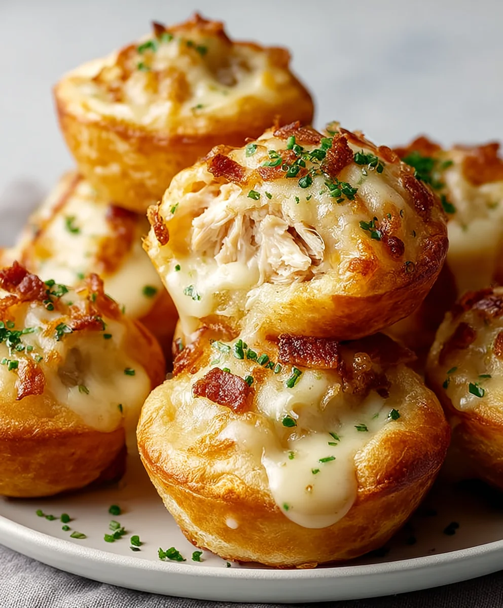 Chicken Alfredo Crazy Puffs Recipe - Little Caesars Style