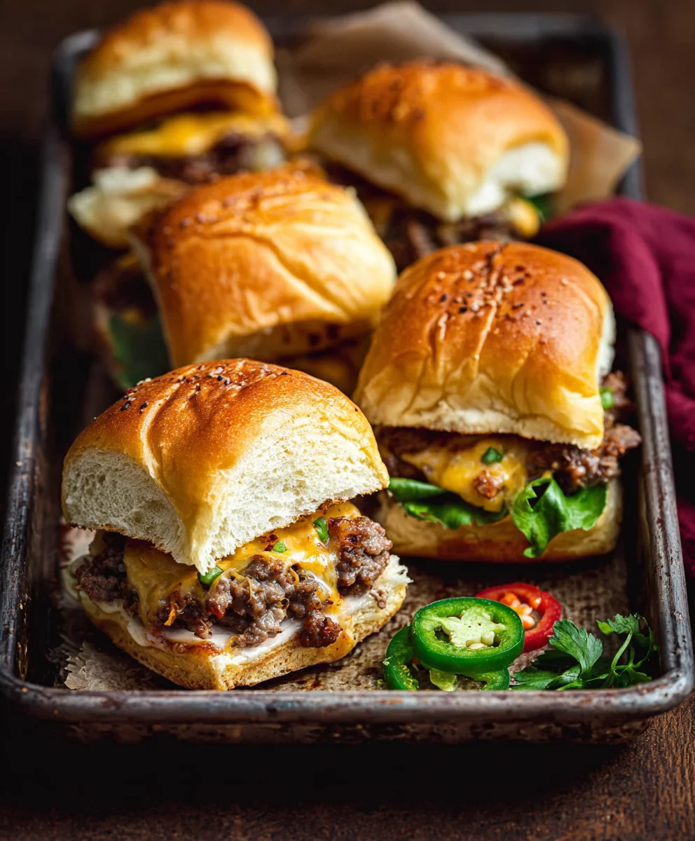 Easy Beef Cowboy Sliders- Delicious & Quick Recipe
