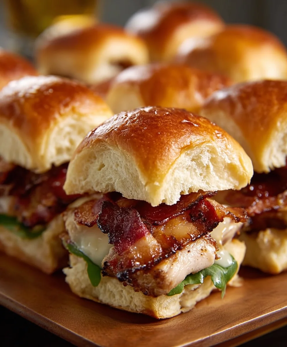 Maple Chicken Beef Beef Bacon Sliders - Easy Crowd Pleaser