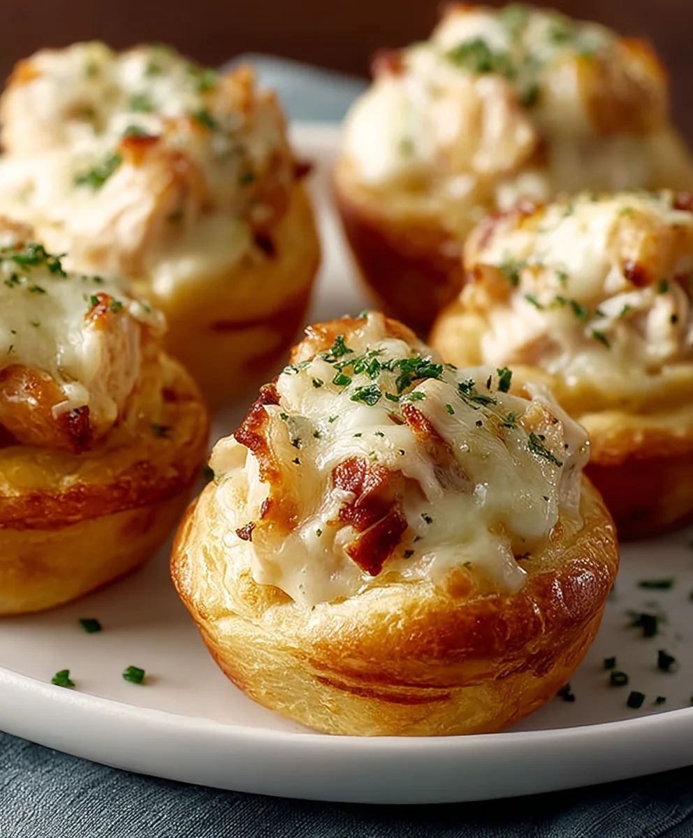 Chicken Alfredo Crazy Puffs Recipe - Little Caesars Style