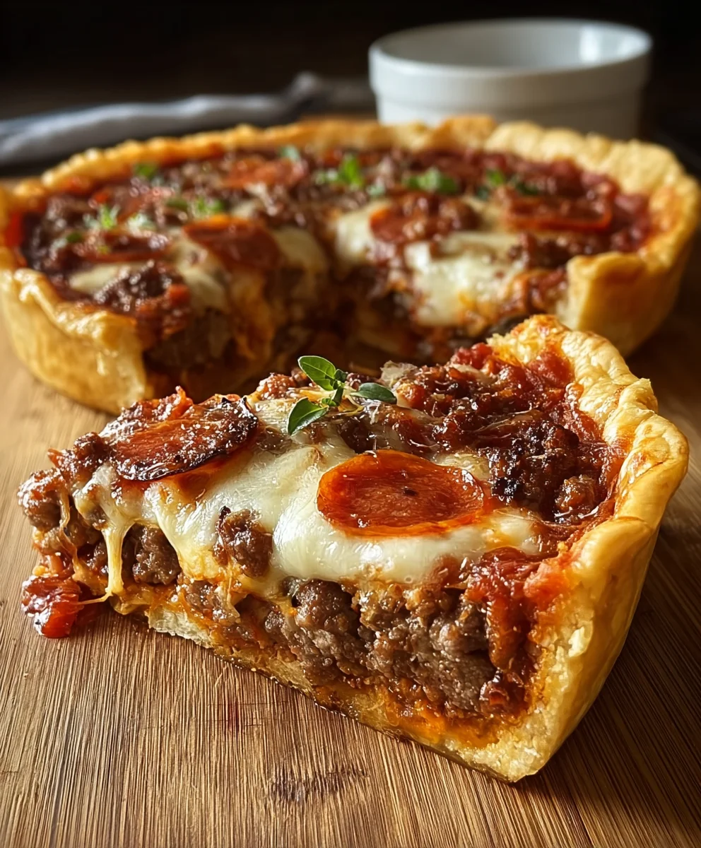 Pizza Burger Pie- Deliciously Easy Beef Recipe