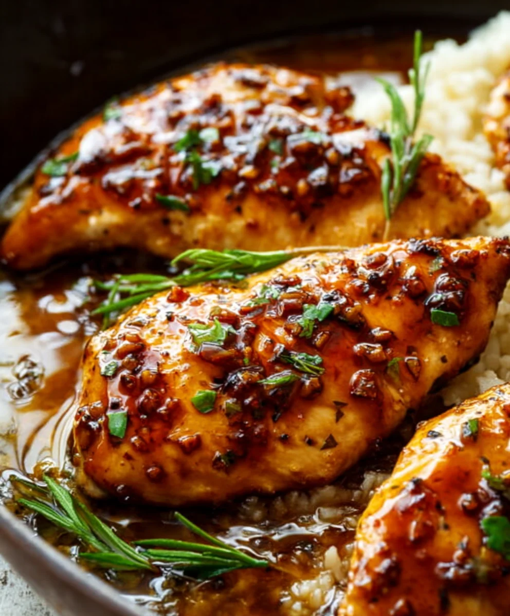Easy Honey Garlic Chicken Breasts Recipe