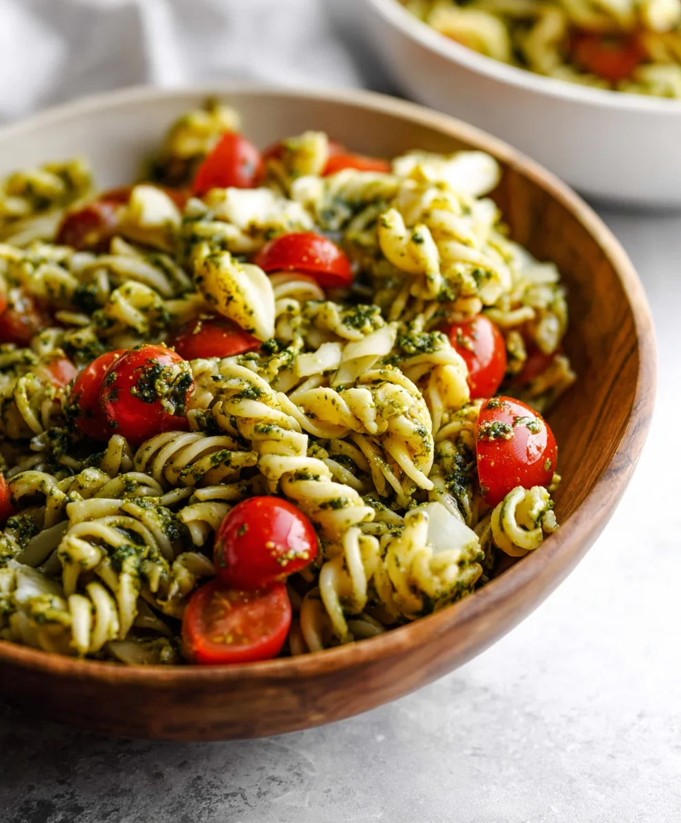Easy Pesto Pasta Salad Recipe - Quick & Delicious