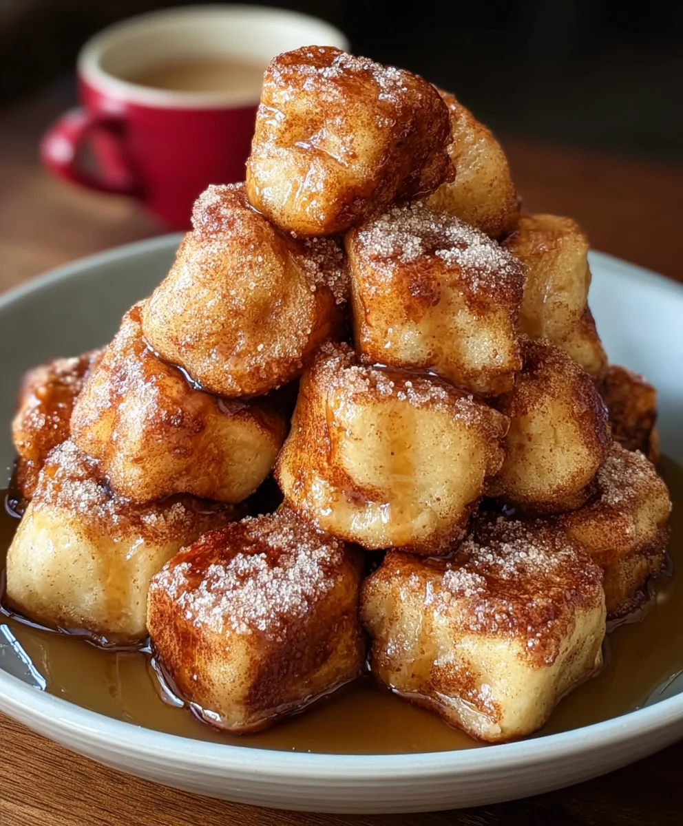 Cinnamon Roll French Toast Bites - Easy Delicious Dessert